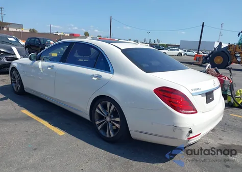 2017 Mercedes-Benz S 550E Plug-In Hybrid из США, поврежденный, VIN WDDUG6DB7HA300898